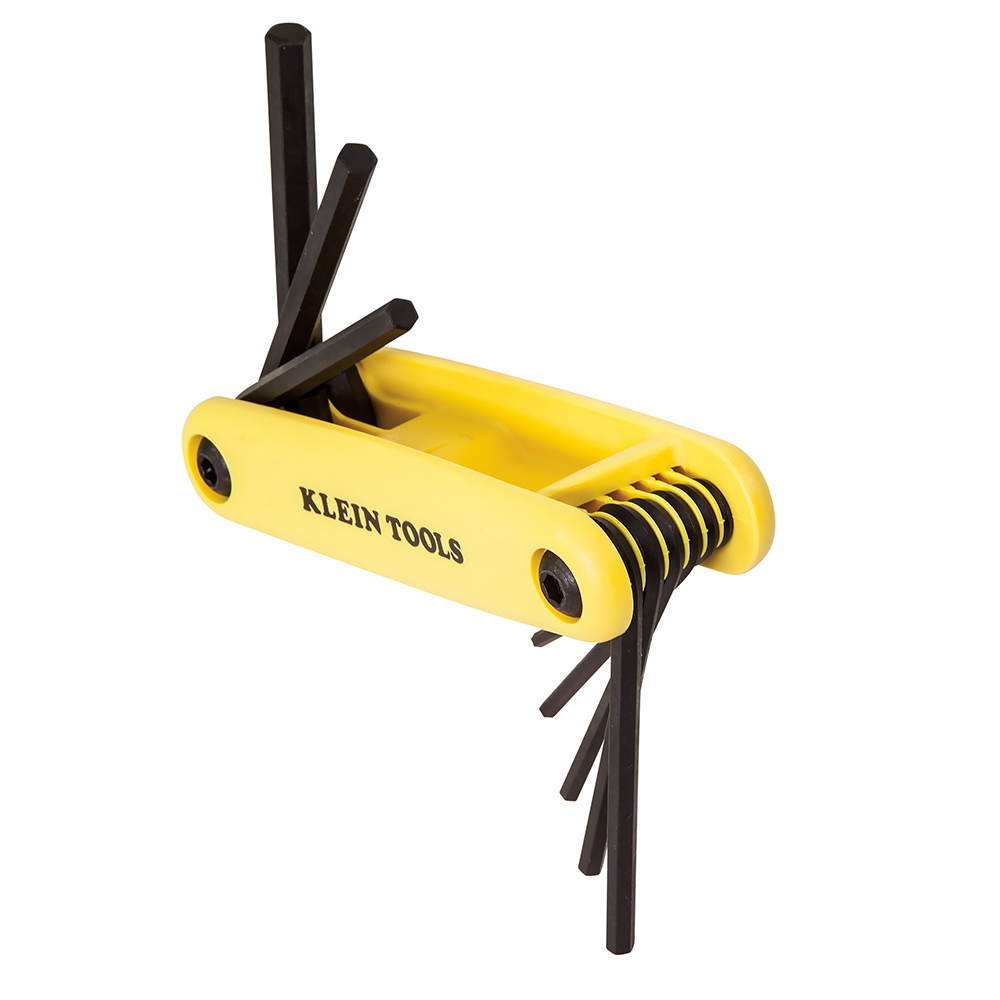 Klein Tools Grip-It® Hex Key Set, 9-Key, 4-1/2-Inch Handle,  from Columbia Safety